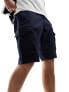 Фото #3 товара GANT relaxed fit twill cargo shorts in navy