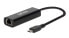 Фото #1 товара Manhattan USB-C to 2.5GBASE-T Gigabit (10/100/1000 Mbps & 2.5 Gbps) RJ45 Network Adapter - Multi-Gigabit Ethernet - Black - Box - Wired - USB Type-C - Ethernet - Black