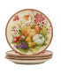 Фото #1 товара Harvest Blessings Set of 4 Dinner Plate Service for 4