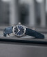 ფოტო #4 პროდუქტის Women's Swiss Automatic Jazzmaster Performer Blue Leather Strap Watch 38mm