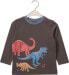 Langarmshirt Pro Climate mit Dino-Motiv, grau, Gr. 110, 1 St