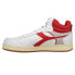 Фото #6 товара Diadora Magic Basket Demi Cut Icona Lace Up Sneaker Mens White Sneakers Casual S