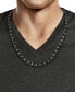Men's Mariner Link 22" Chain Necklace (10mm) in Black Ruthenium-plated Sterling Silver