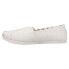 Фото #6 товара TOMS Alpargata Canvas Slip On Womens White Flats Casual 10015757T