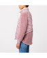 ფოტო #3 პროდუქტის Women's Light Weight Faux Fur Combo Jacket