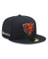 Фото #5 товара Men's X Alpha Industries Navy Chicago Bears Alpha 59Fifty Fitted Hat