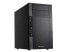 Фото #1 товара SilverStone PS07B - Mini Tower - PC - Black - Silver - micro ATX - Mini-ITX - Aluminium - Plastic - Steel - 16.5 cm