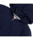ფოტო #3 პროდუქტის Boys Organic Long Sleeve Hooded Half Zip Sweater, Infant