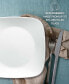 Vivid White 16 Pc. Dinnerware Set, Service for 4