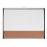 NOBO Horizontal 58x43 cm Small Magnetic Whiteboard With Cork Board