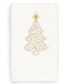 Christmas Tree Scroll 100% Turkish Cotton Hand Towel
