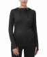 ფოტო #1 პროდუქტის Maternity Essential Ruched Hooded Active Jacket