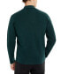 ფოტო #2 პროდუქტის Men's Slim-Fit Zip-Placket Long Sleeve Polo Sweater