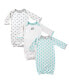 Фото #16 товара Пижама Luvable Friends Baby Girl Cotton Gowns Tiara.
