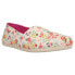 TOMS Alpargata Floral Slip On Womens Multi Flats Casual 10017637T