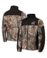 Men's Realtree Camo, Black Buffalo Bills Circle Hunter Softshell Full-Zip Jacket
