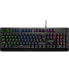 Фото #2 товара Inter-Tech NK-2000ME - Full-size (100%) - USB - Mechanical - QWERTZ - RGB LED - Black