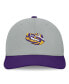 Фото #2 товара Men's Gray/Purple LSU Tigers Mick Flex Hat