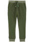 Фото #1 товара Toddler Solid Cotton Blend Pants - Green 5T