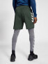 Hummel polyester mesh mid length training short in dark green