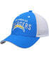 Фото #1 товара Big Boys Powder Blue, White Los Angeles Chargers Core Lockup Trucker Snapback Hat