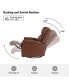 Фото #5 товара Chapas Transitional Wooden Upholstered Recliner with Metal Base