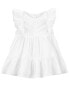 Фото #4 товара Baby Eyelet Ruffle Tiered Sundress 24M