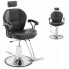 Фото #1 товара Fotel fryzjerski barberski kosmetyczny z zagłówkiem i podnóżkiem Physa ILFORDK - czarny
