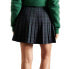 SUPERDRY Check Pleated Mini Skirt