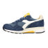 Фото #5 товара Diadora Trident 90 C Sw Lace Up Mens Blue Sneakers Casual Shoes 176281-C9928