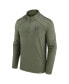 ფოტო #3 პროდუქტის Men's Olive Notre Dame Fighting Irish OHT Military-Inspired Appreciation Titan Raglan Quarter-Zip Jacket