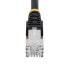 Фото #4 товара StarTech.com 10m CAT6a Ethernet Cable - Black - Low Smoke Zero Halogen (LSZH) - 10GbE 500MHz 100W PoE++ Snagless RJ-45 w/Strain Reliefs S/FTP Network Patch Cord - 10 m - Cat6a - S/FTP (S-STP) - RJ-45 - RJ-45