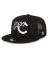 Фото #2 товара Men's Black Chicago Cubs Street Trucker 9FIFTY Snapback Hat