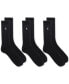 Фото #2 товара 3 Pack Ribbed Cushion Foot Crew Men's Socks