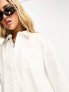 Фото #2 товара COLLUSION boxy shirt in white