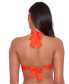 Фото #2 товара Women's Twist-Front Halter Bikini Top