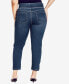 Фото #2 товара Plus Size Butter Denim Pull On Petite Length Jeans