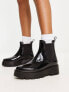 ASOS DESIGN Gadget chunky chelsea rain boots in black 36 - фото #7