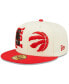 Фото #2 товара Men's Cream, Red Toronto Raptors 2022 NBA Draft 59FIFTY Fitted Hat