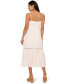 Women's Sweetheart-Neck Sleeveless Midi Dress