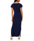 ფოტო #2 პროდუქტის Women's Surplice-Neck Ruffle-Sleeve Maxi Dress