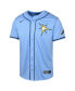 ფოტო #2 პროდუქტის Big Boys and Girls Light Blue Tampa Bay Rays Alternate Limited Jersey