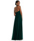 ფოტო #2 პროდუქტის Womens Diamond Halter Maxi Dress with Adjustable Straps