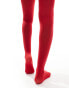 Фото #2 товара My Accessories plain tights in red