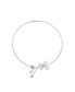 ფოტო #1 პროდუქტის Women's Silver Bling Butterfly Necklace