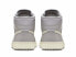 Кроссовки Nike Air Jordan 1 Mid Atmosphere Grey Pale Ivory (W) (Серый)