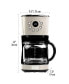 Фото #5 товара Dorset Modern 12-Cup Programmable Coffee Maker with Strength Control and Timer -75028