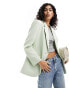 Фото #1 товара ASOS DESIGN clean tailored blazer in seafoam blue