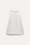 Zw collection box pleat layered skirt