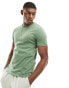 Фото #2 товара Polo Ralph Lauren icon logo t-shirt in mid green marl